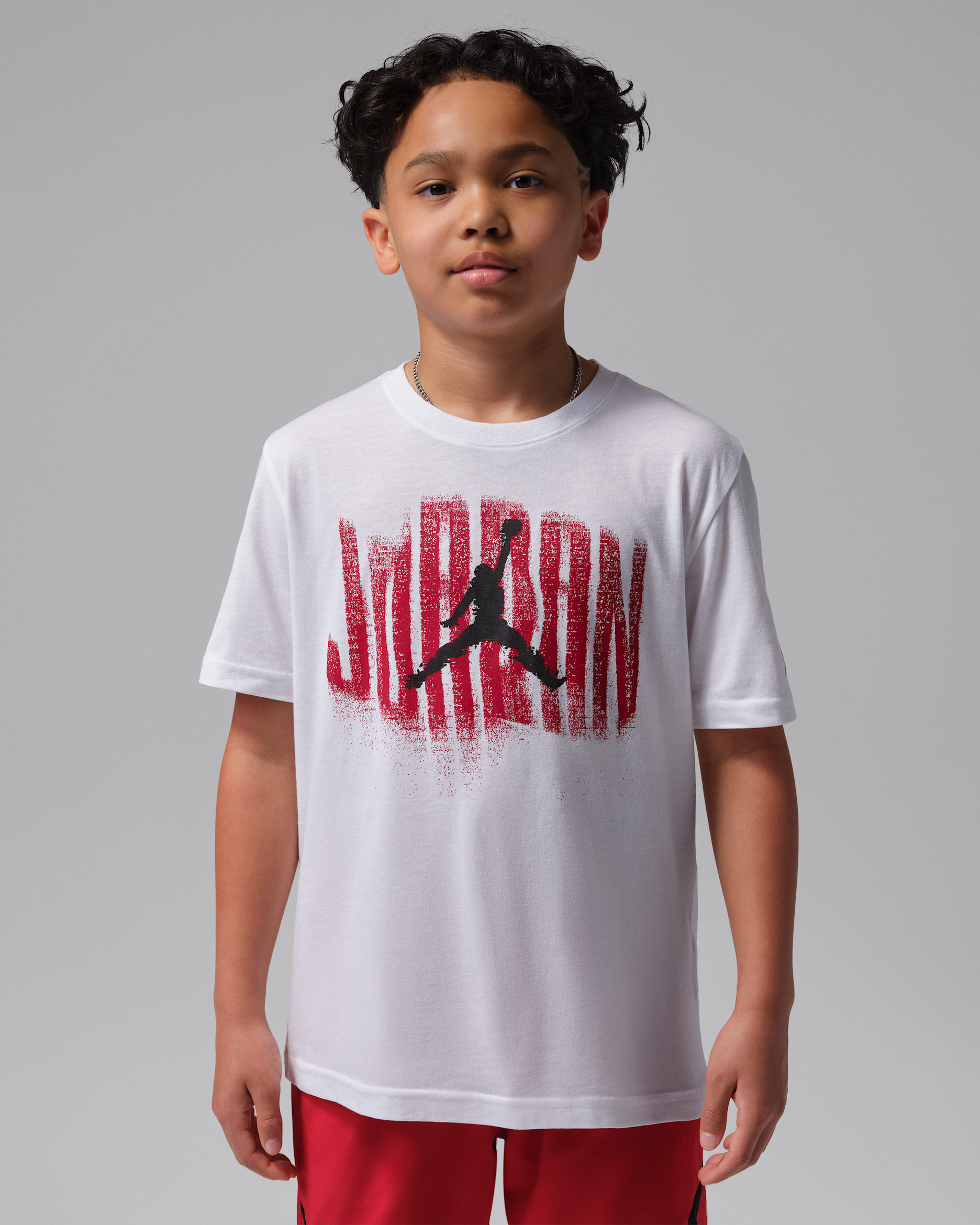 Jordan Older Kids' Distressed T-Shirt. Nike SI